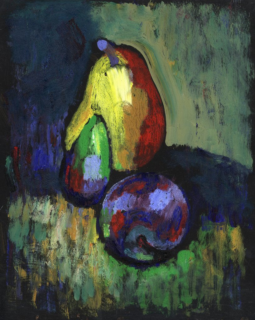 Detail of Pear, Fig, and Plum by Robert McIntosh