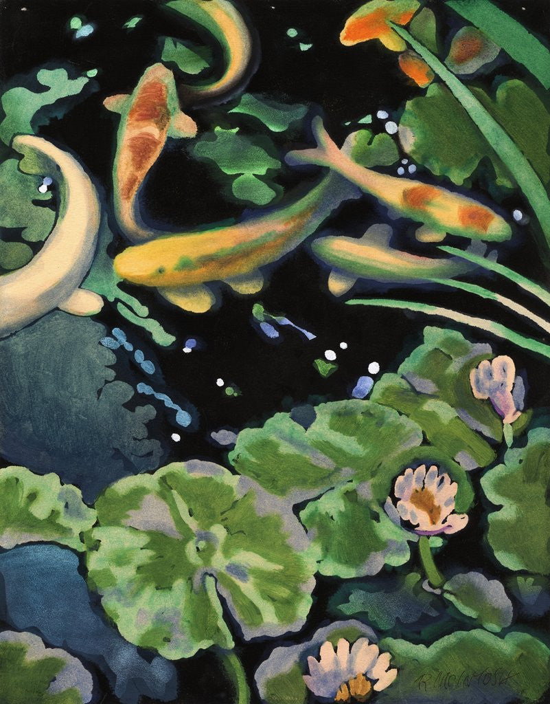 Detail of Goldfish Pond by Robert McIntosh