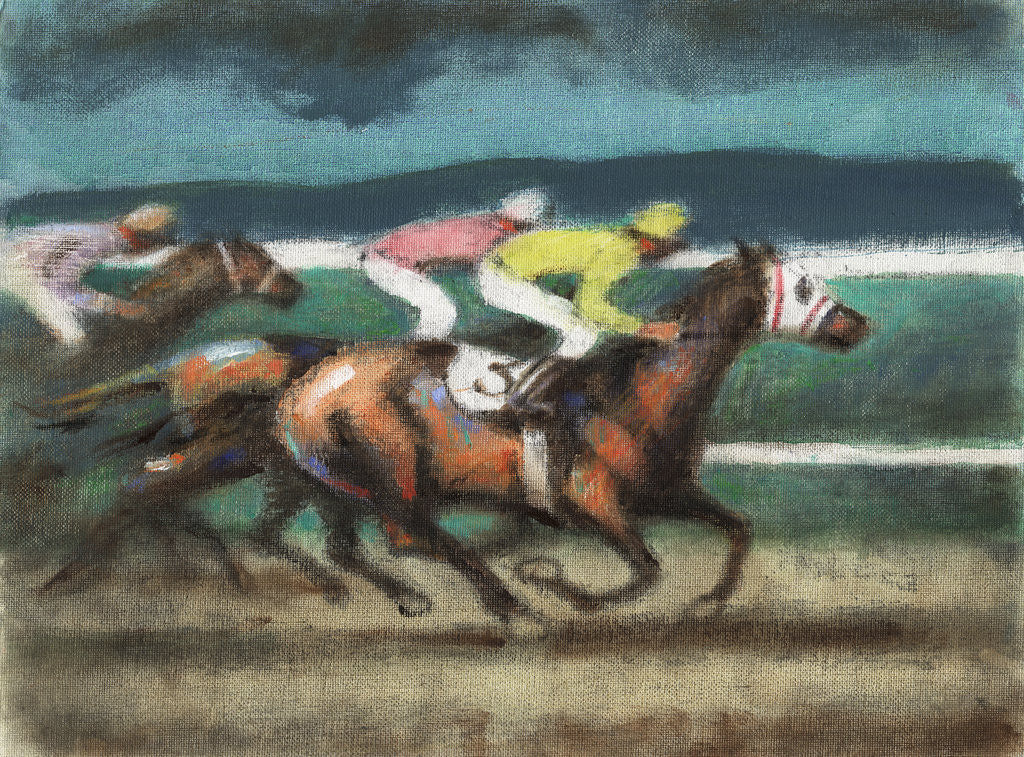 Detail of Horse Race #12 by Robert McIntosh