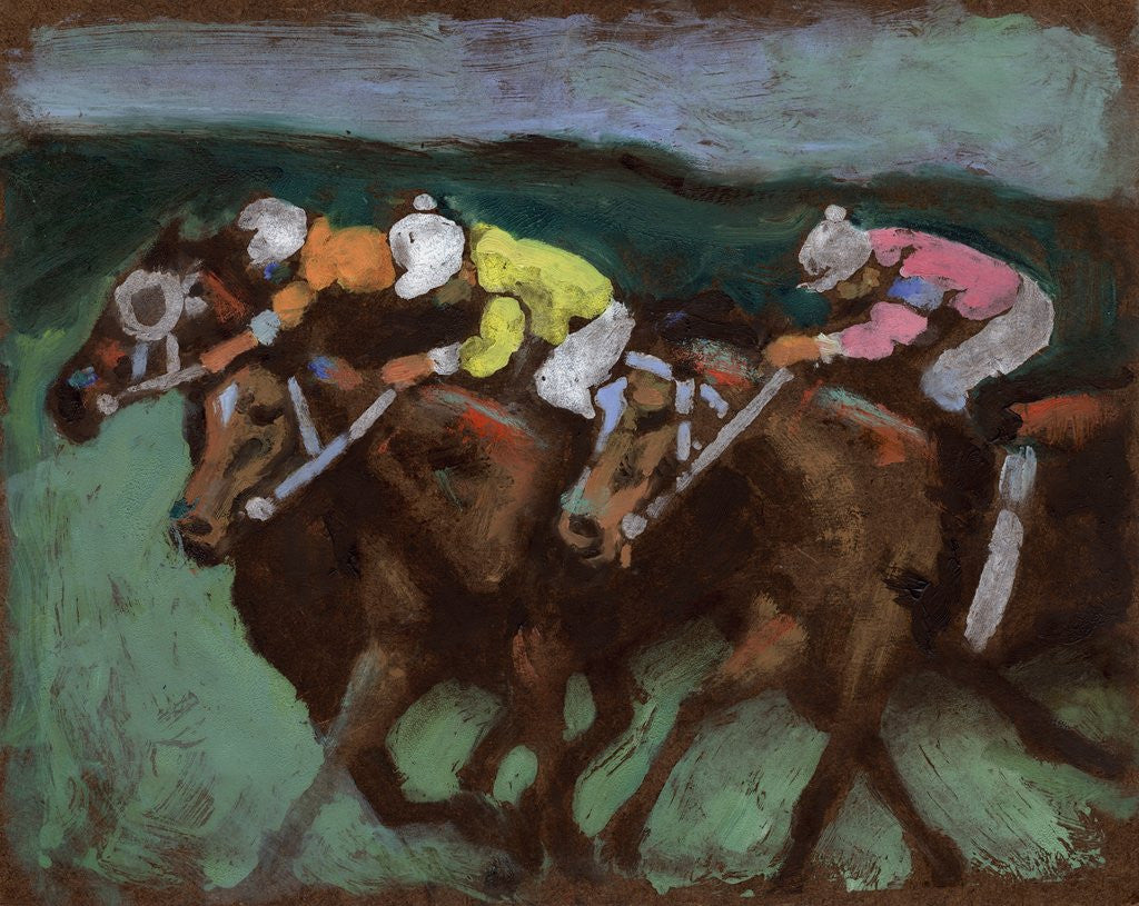 Detail of Horse Race #5 by Robert McIntosh
