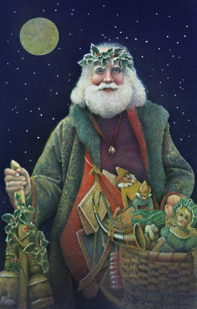 Detail of Father Christmas by Kirsten Soderlind