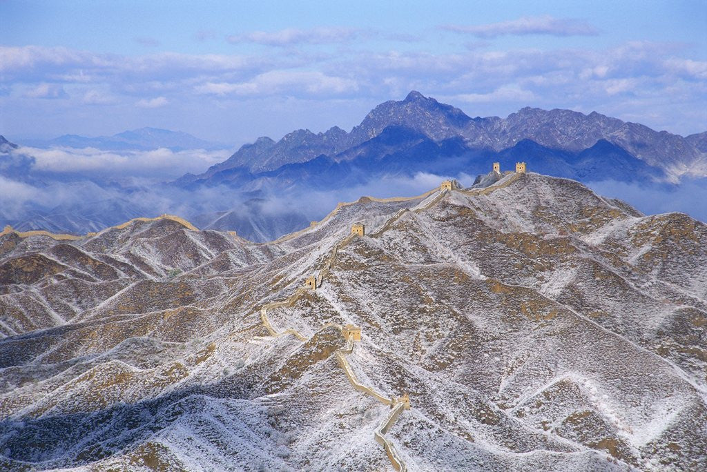 Detail of The Great Wall at Jinshanling by Anonymous
