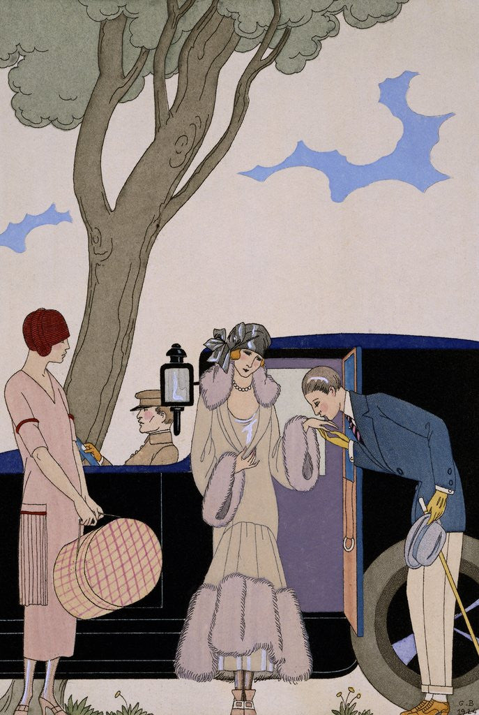 Detail of L'Ensie by George Barbier