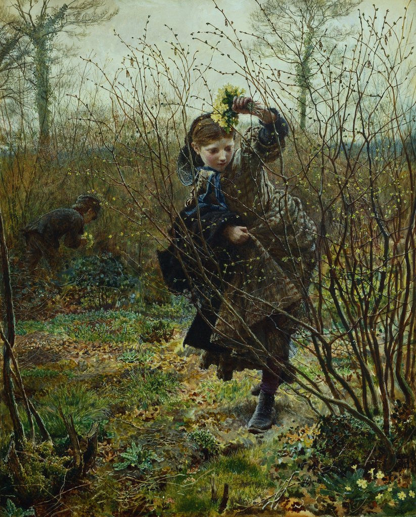 Detail of Spring by Frederick Walker