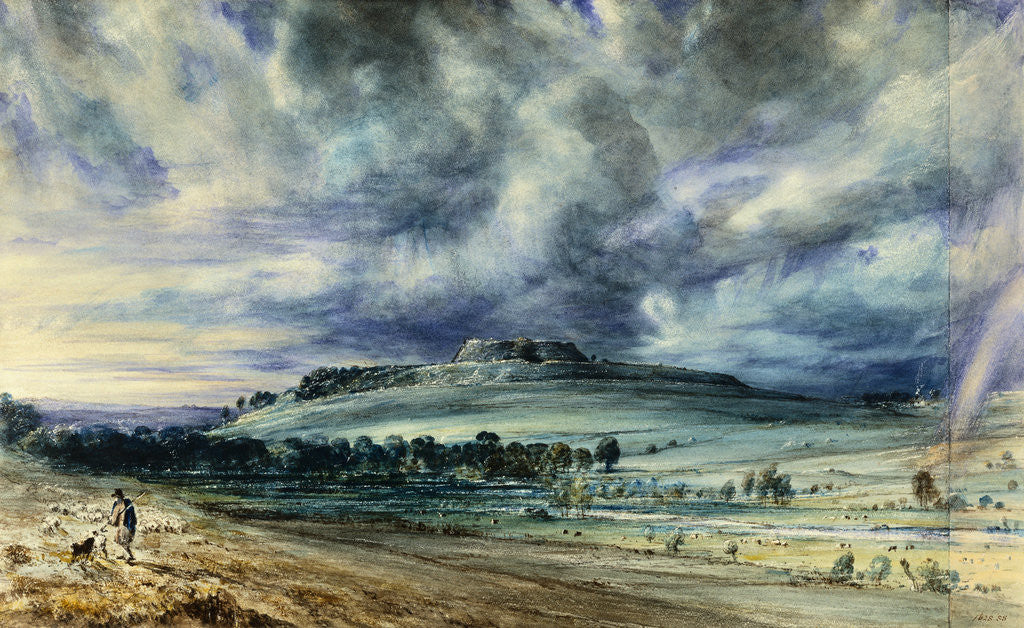 Detail of Old Sarum by John Constable