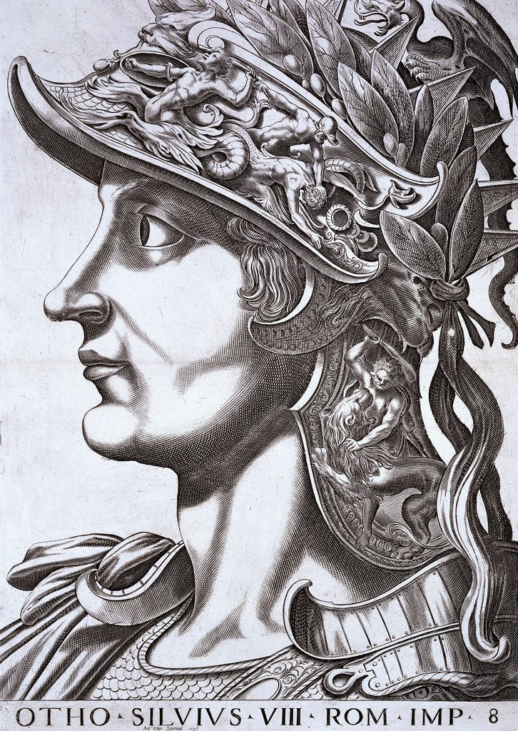 Detail of Otho Silvius, Emperor of Rome by Antonius