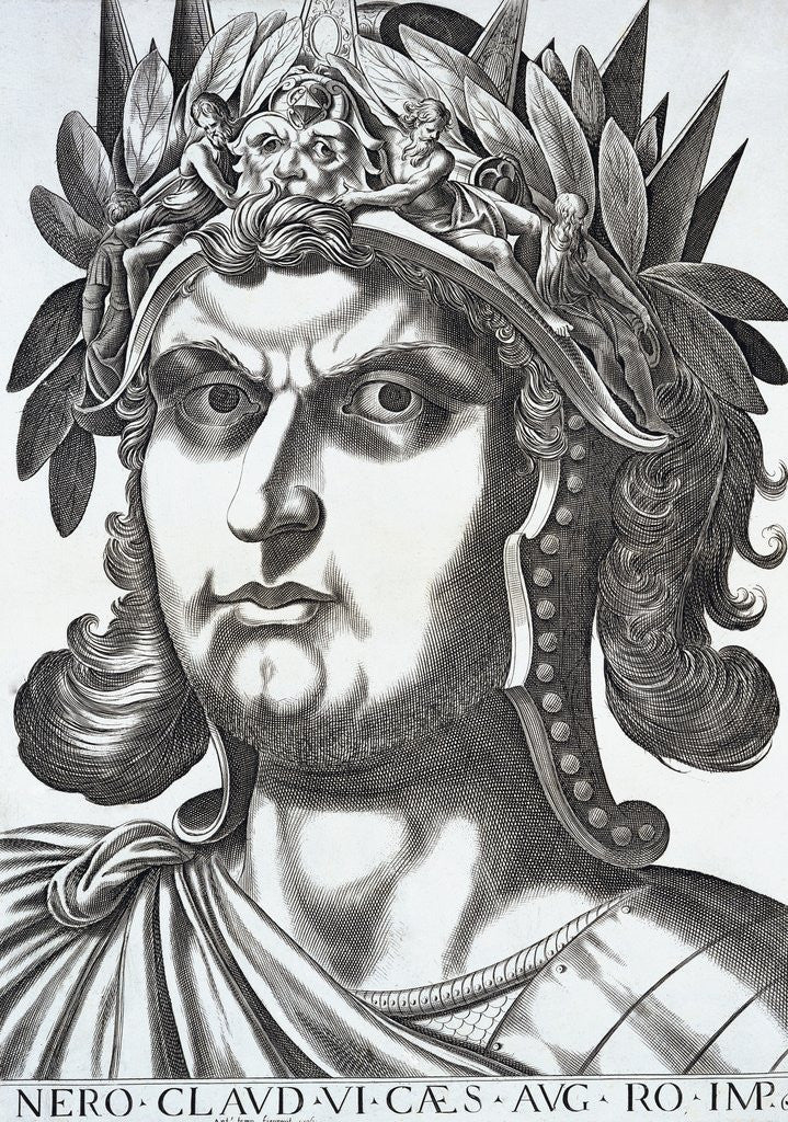 Detail of Nero, Emperor of Rome by Antonius