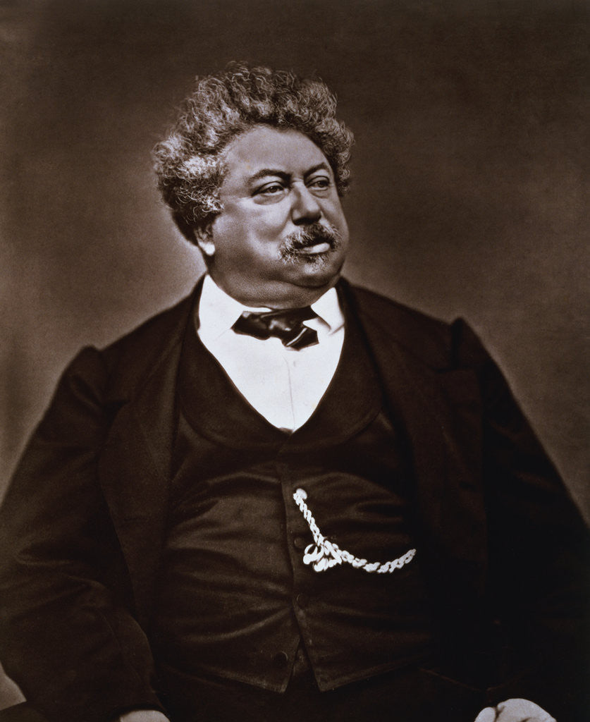 Detail of Portrait of Alexandre Dumas from Galerie Contemporaine by Anonymous