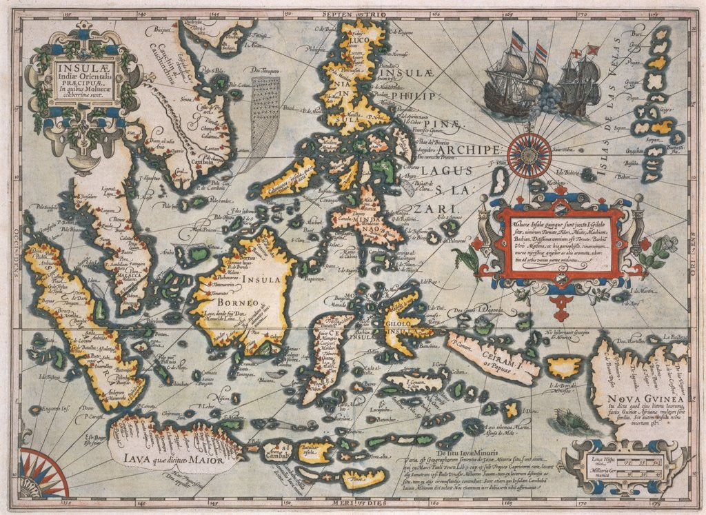 Detail of Map of the East Indies by Anonymous