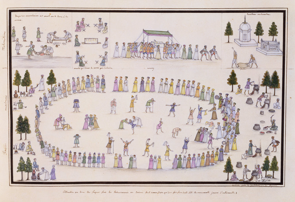 Detail of Muslim Festivals Including the End of Ramadan From 