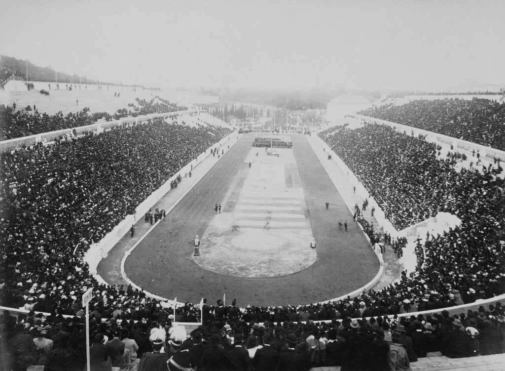Detail of 1896 Olympic Games in Athens by Anonymous