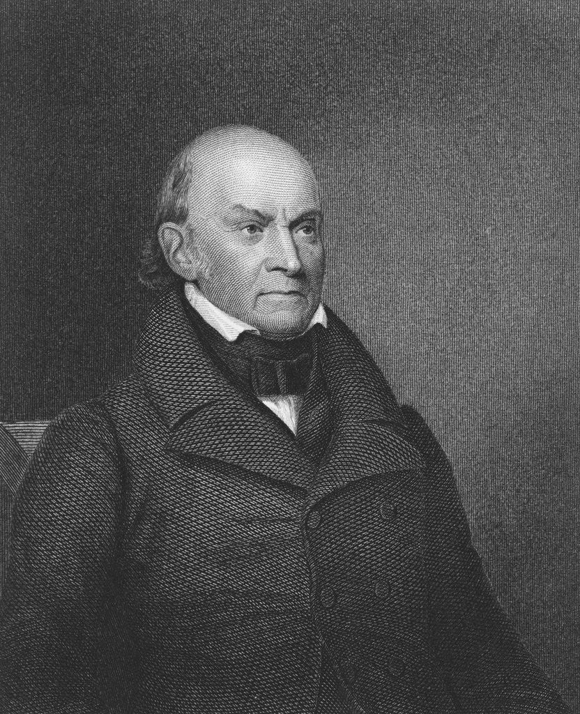 Detail of John Quincy Adams by John Wesley Paradise