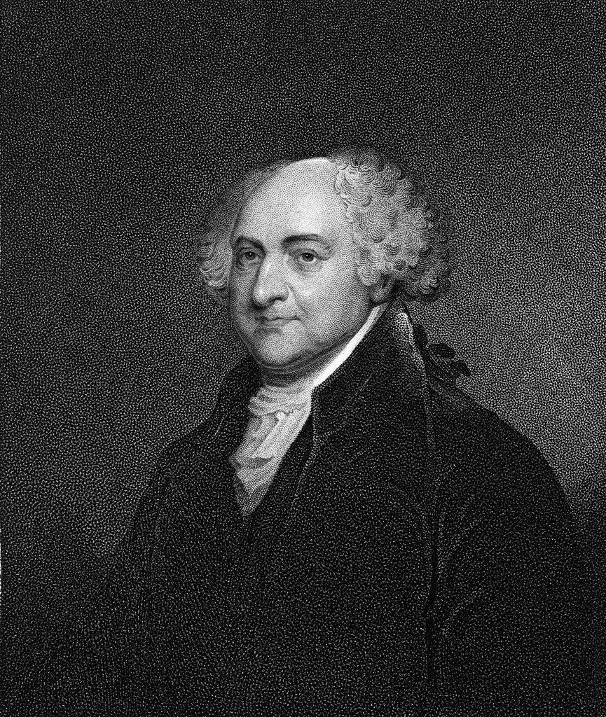 Detail of John Adams by James Barton Longacre