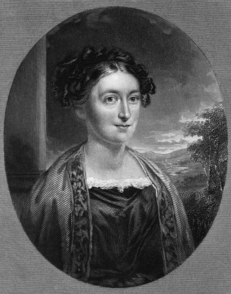 Detail of Lydia Huntly Sigourney by Charles Kennedy Burt