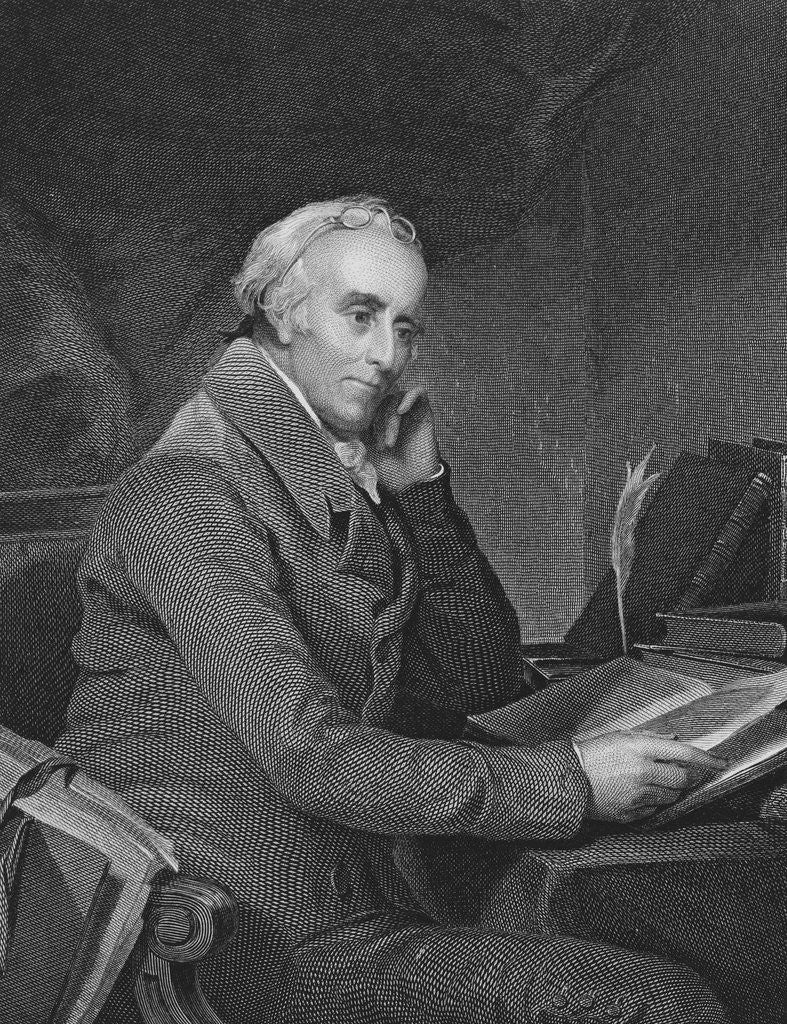 Detail of Benjamin Rush by Richard W. Dodson