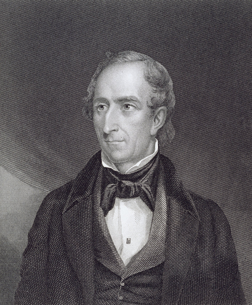 Detail of John Tyler by John B. Forrest