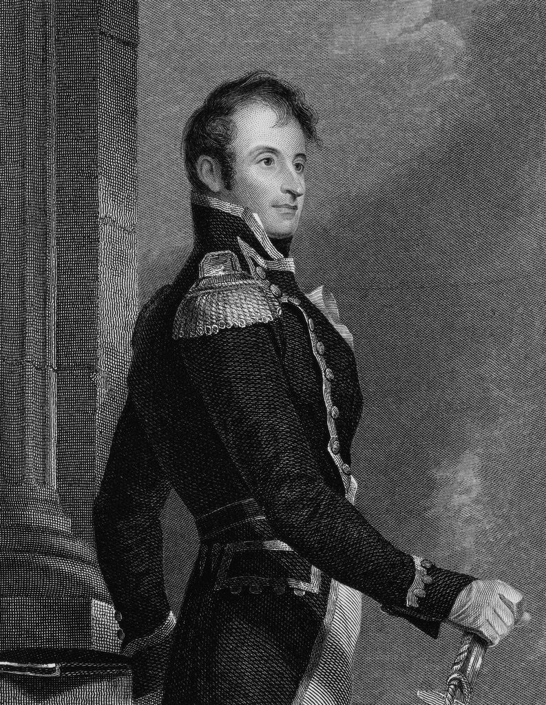 Detail of Stephen Decatur by Asher Brown Durand