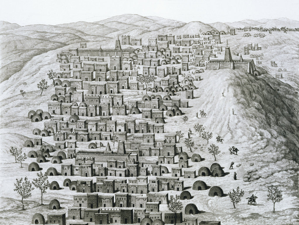 Detail of Timbuktu Engraving by Fumagalli, Bramatti and others by Anonymous