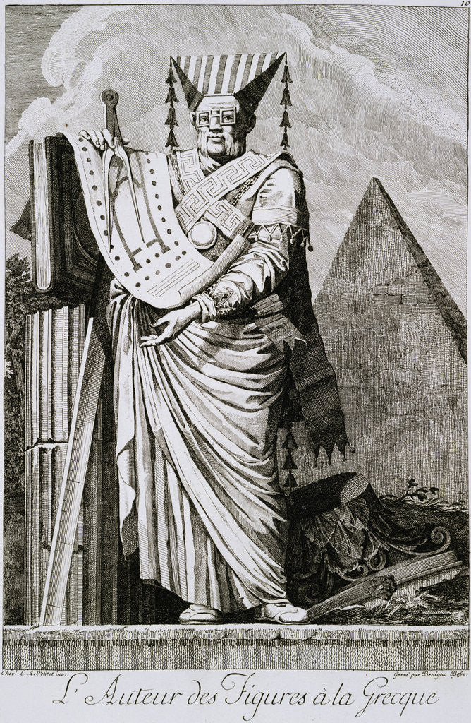 Detail of L'Auteur des Figures a la Grecque by Ennemond Alexandre Petitot