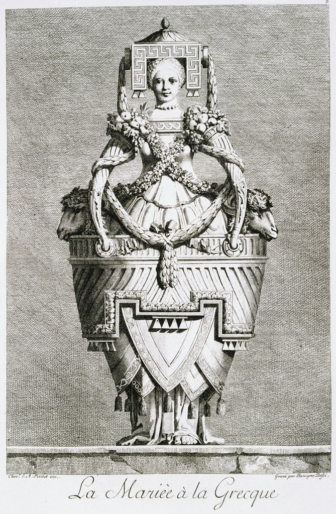 Detail of La Mariee a la Greque by Ennemond Alexandre Petitot