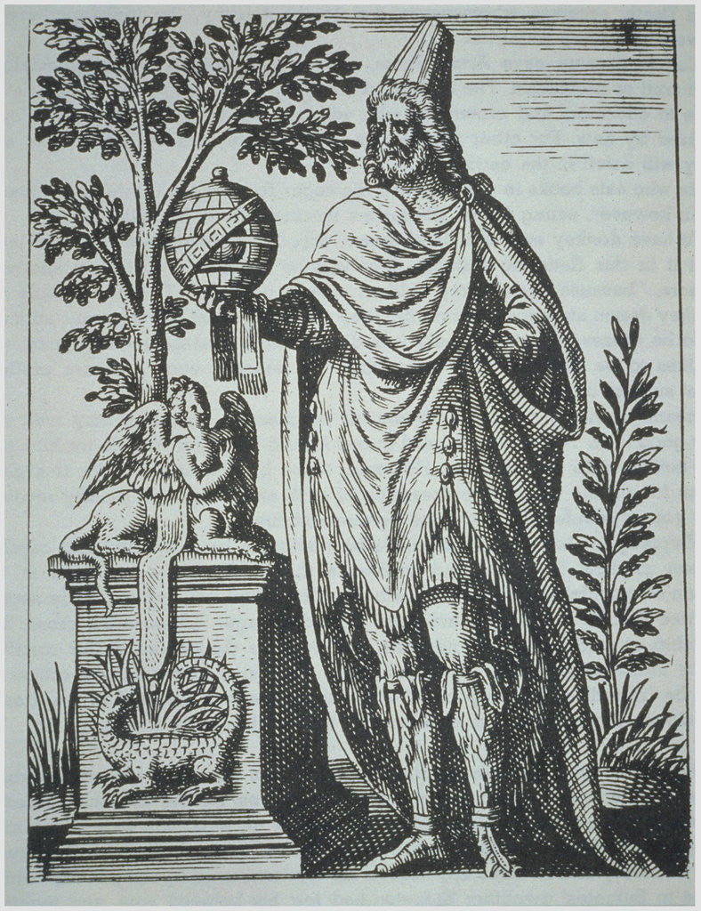 Detail of Apollonius of Tyana Book Illustration by Johann Theodor de Bry