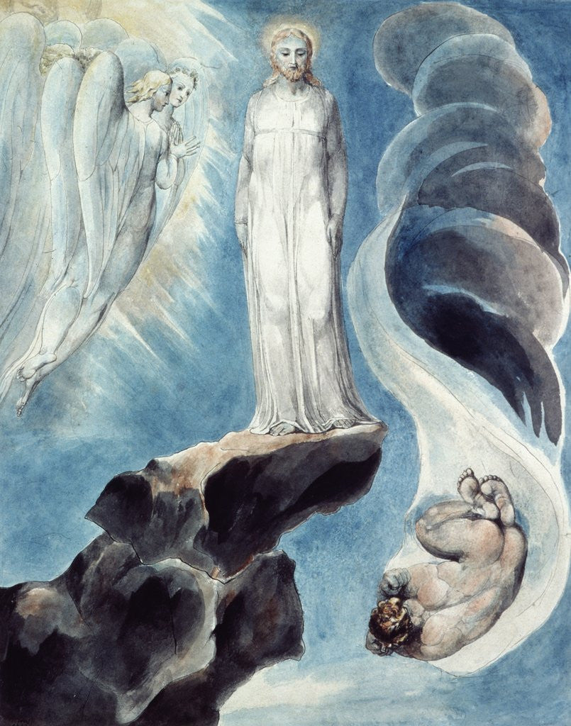 Detail of The Third Temptation by William Blake