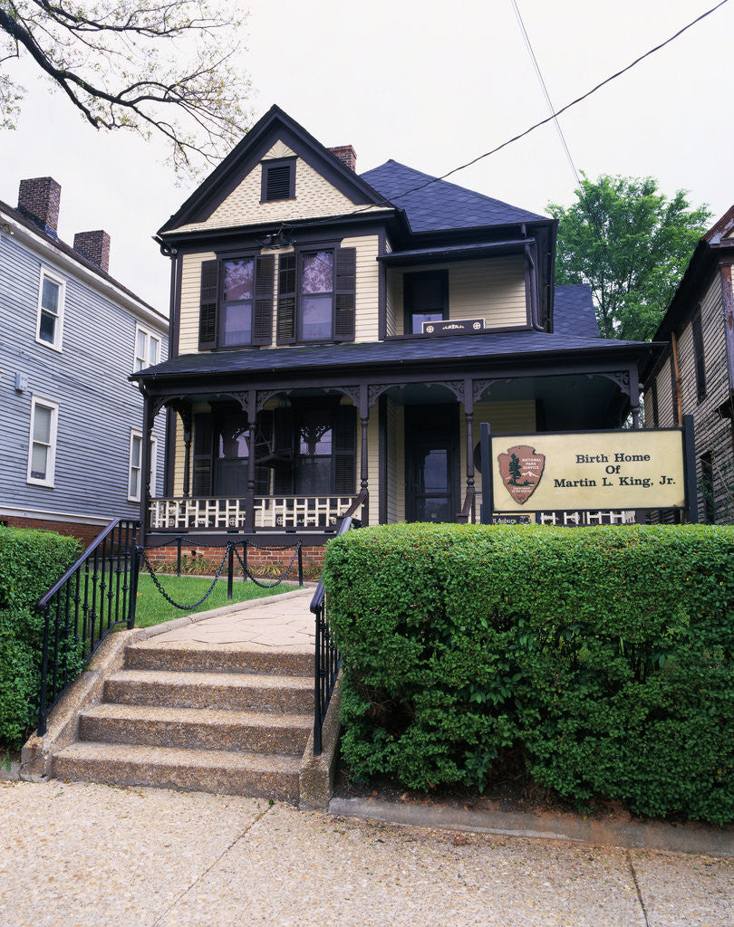 Detail of Birthplace of Martin Luther King Jr by Anonymous