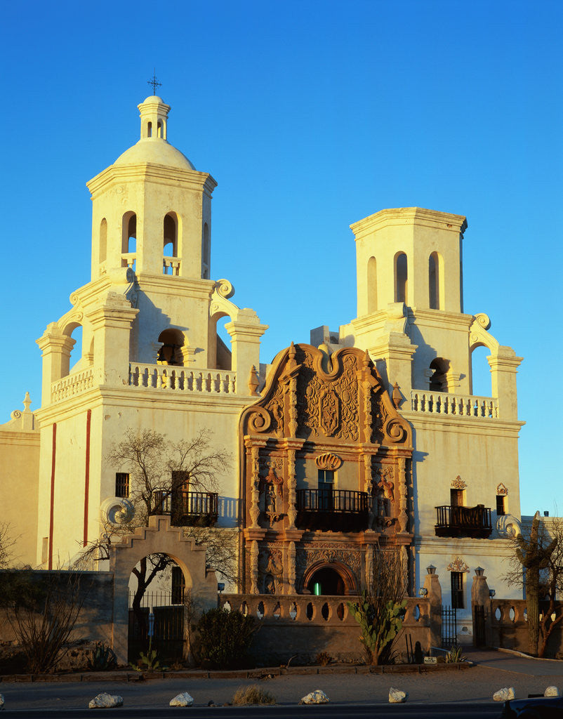 Detail of San Xavier Del Bac Mission by Anonymous
