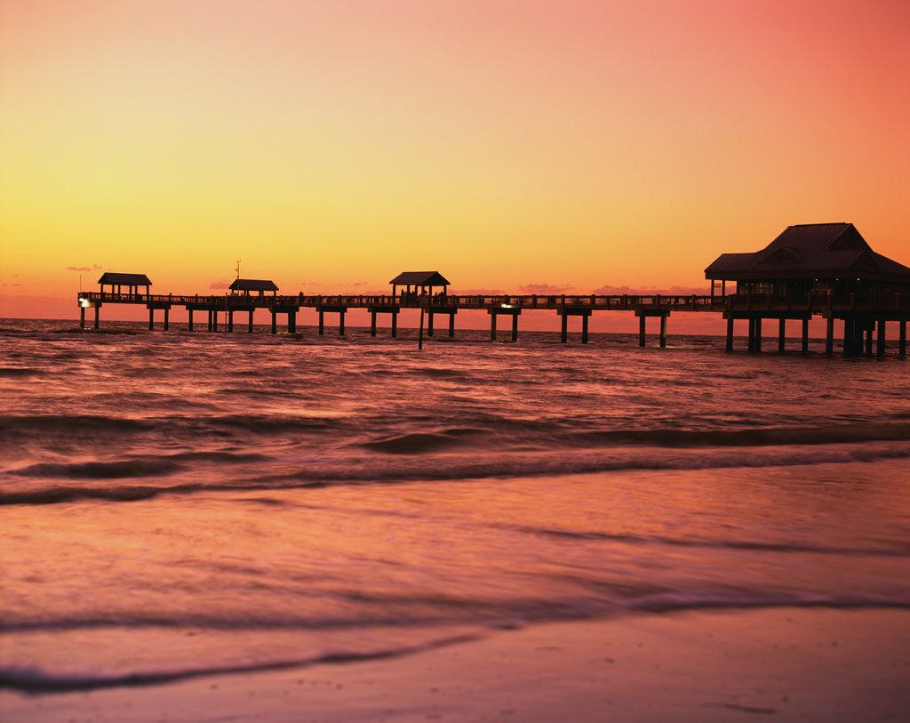 Detail of Clearwater Pier on Gulf of Mexico by Anonymous