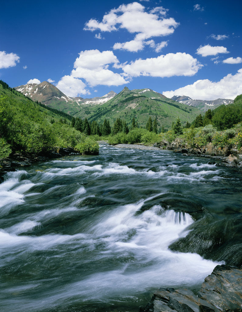 Detail of Slate River by Anonymous