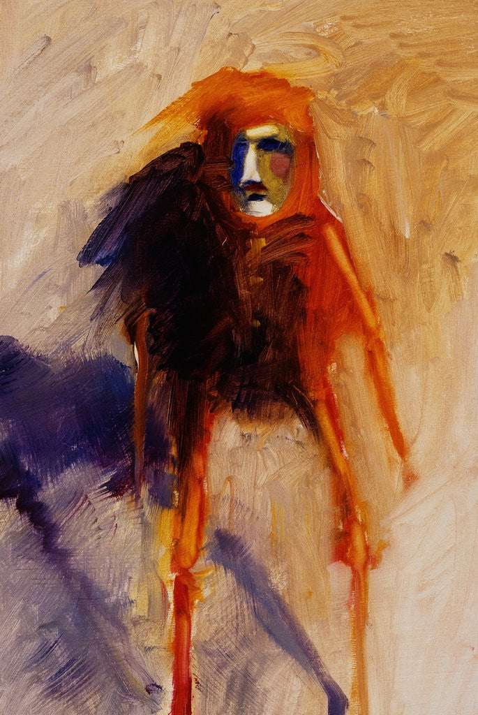 Detail of The Trickster by Lou Wall