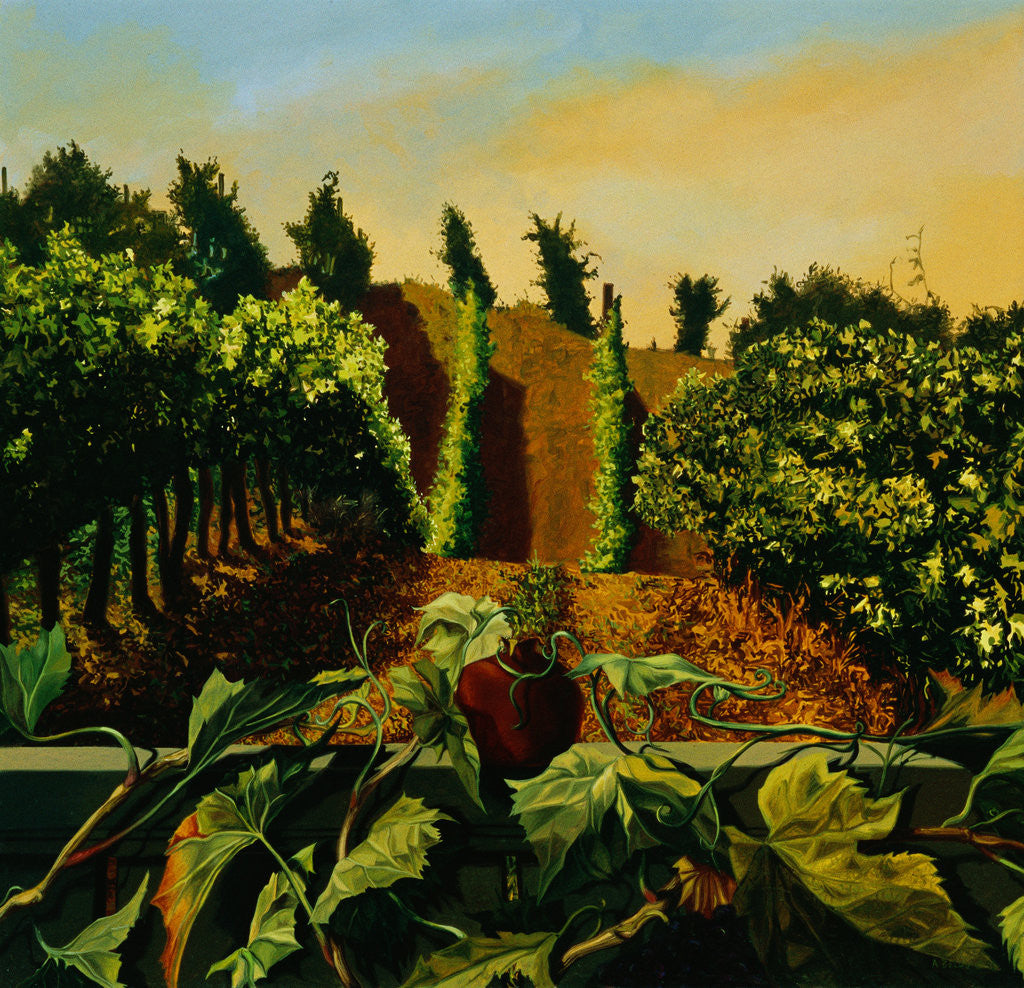 Detail of Persephone in the Vineyard by Anne Belov