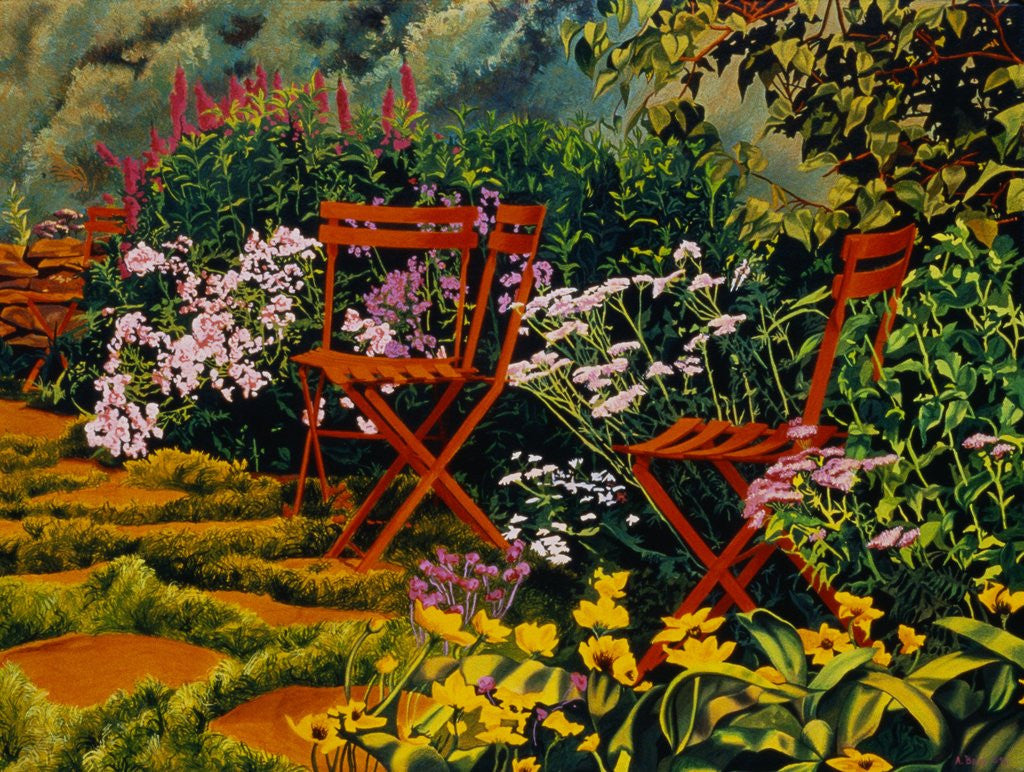 Detail of Oneonta Summer by Anne Belov