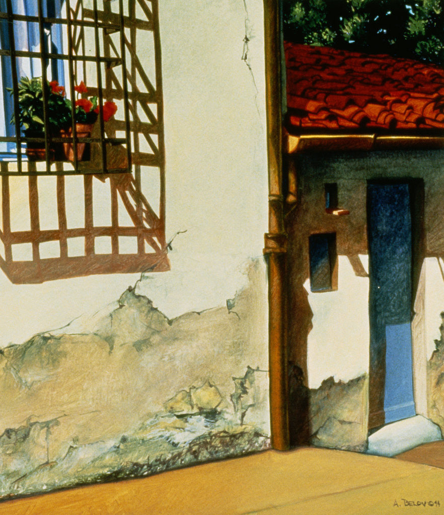 Detail of Florentine Door by Anne Belov