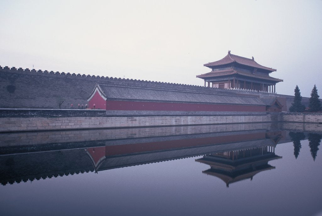 Detail of Moat Surrounding Forbidden City by Anonymous