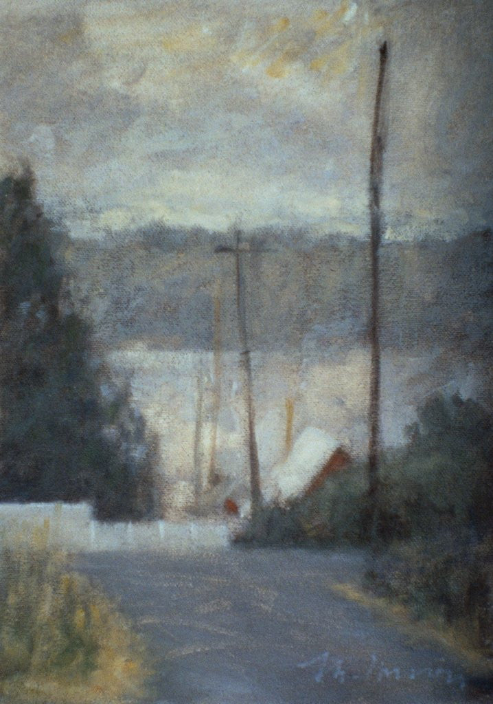 Detail of Old Willow Lane 2 by Mary Iverson