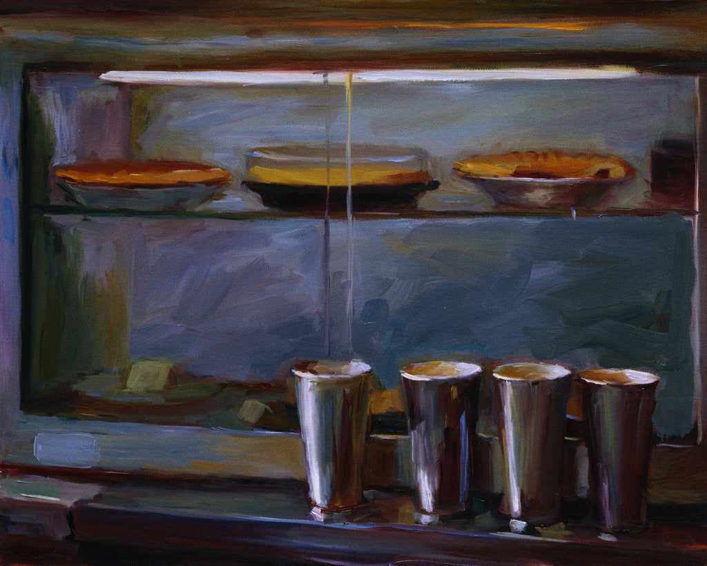 Detail of Malt Cups and Pie by Pam Ingalls