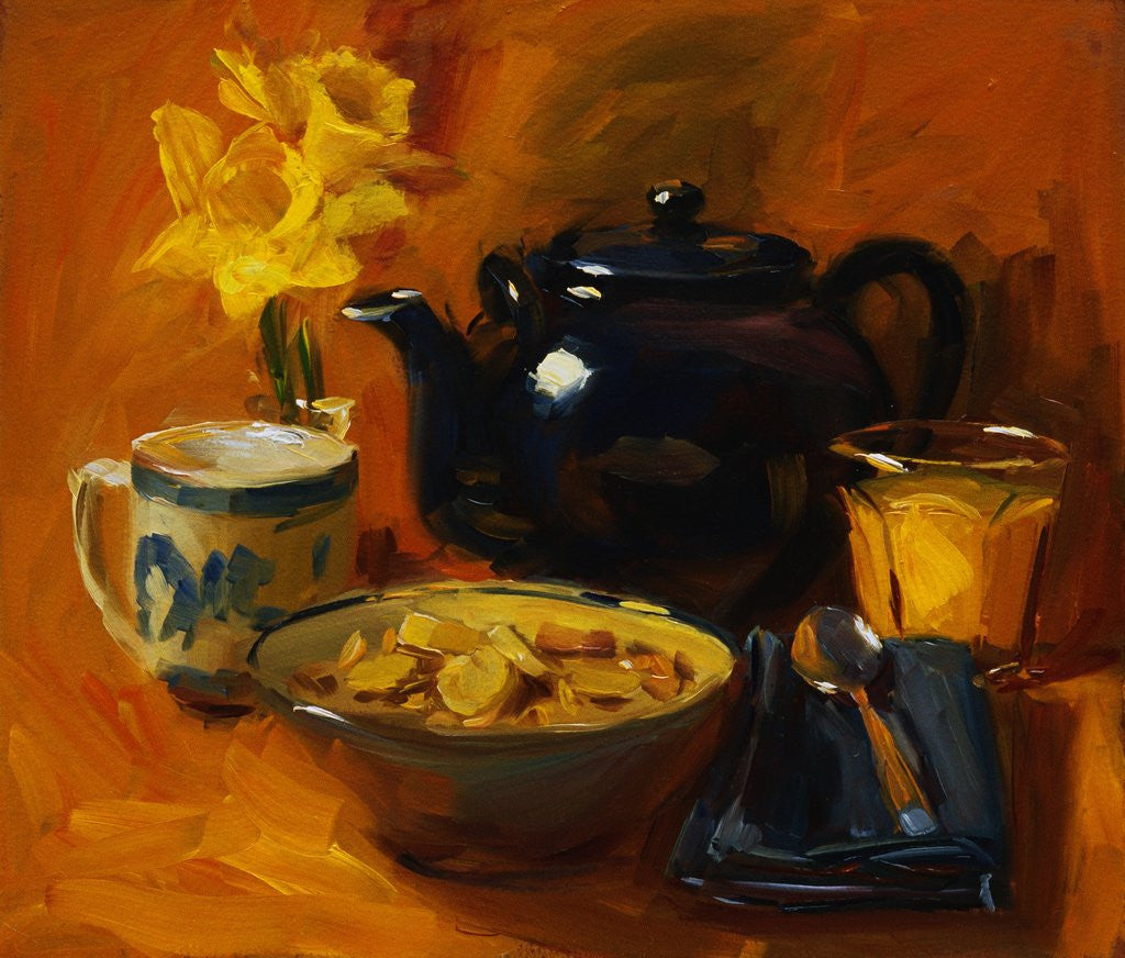 Detail of Breakfast at Debby's by Pam Ingalls