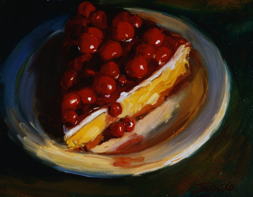 Detail of Cherry Cheesecake by Pam Ingalls