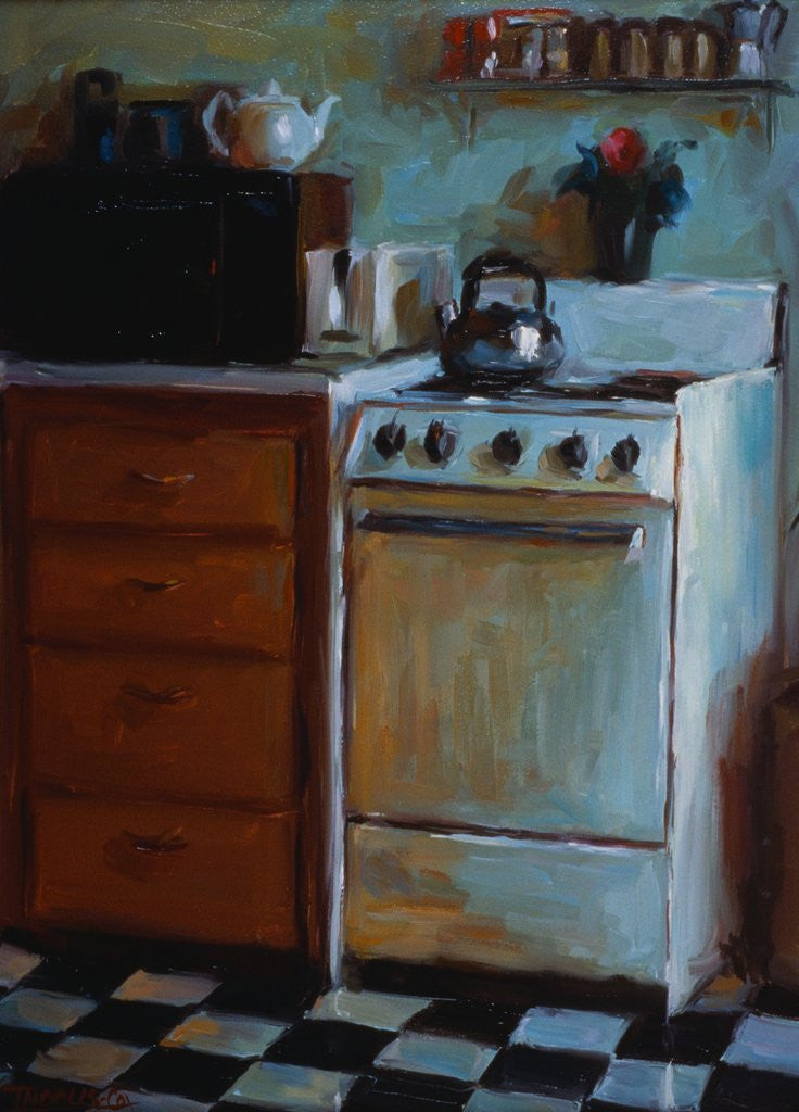 Detail of Deirdre's Kitchen III by Pam Ingalls