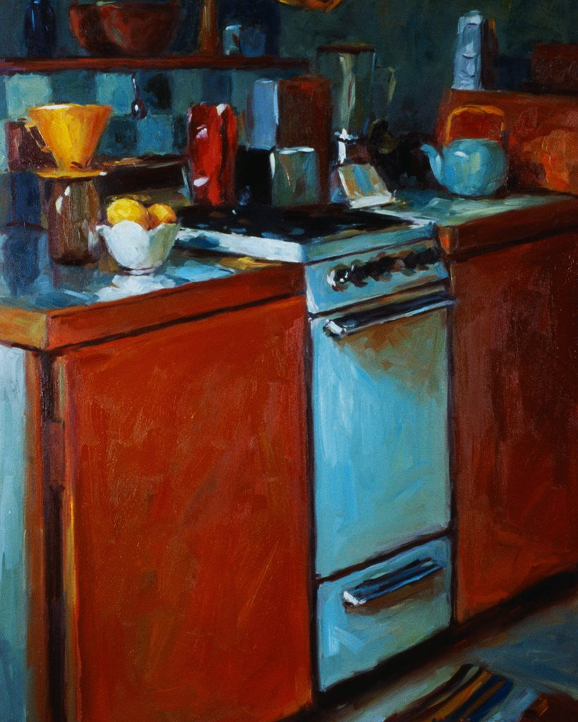 Detail of Kathleen's Kitchen by Pam Ingalls