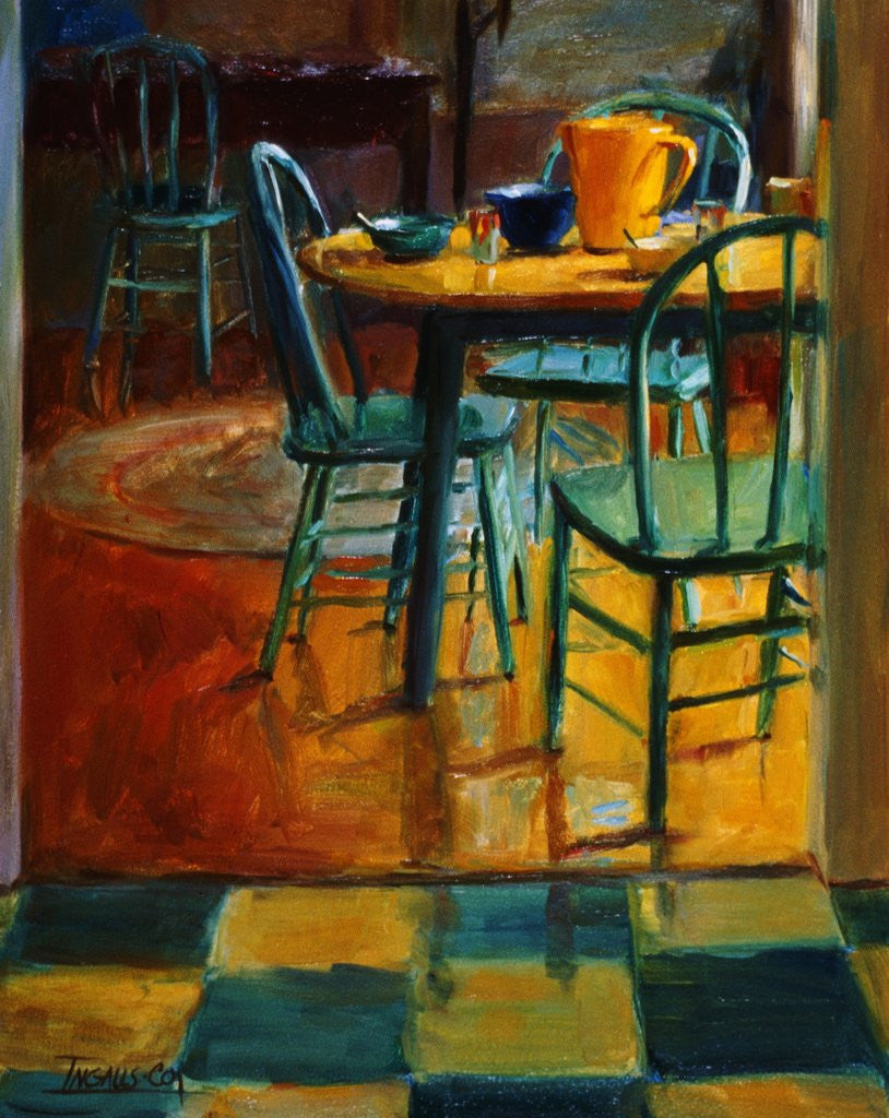 Detail of Yellow Pitcher by Pam Ingalls