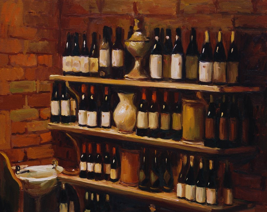Detail of Wine and Bricks II by Pam Ingalls