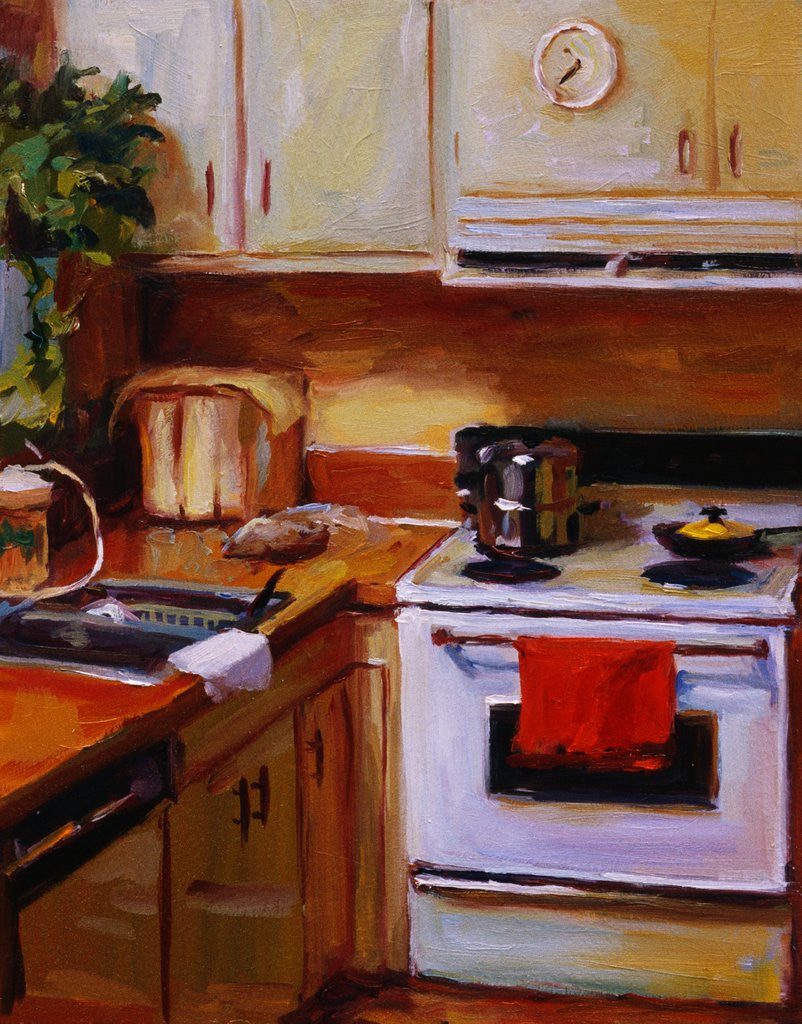 Detail of Lois' Kitchen by Pam Ingalls