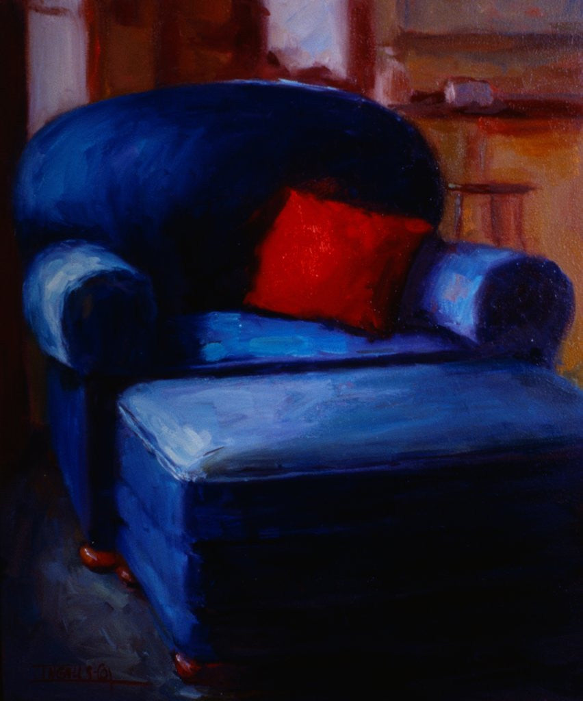 Detail of Red Pillow II by Pam Ingalls