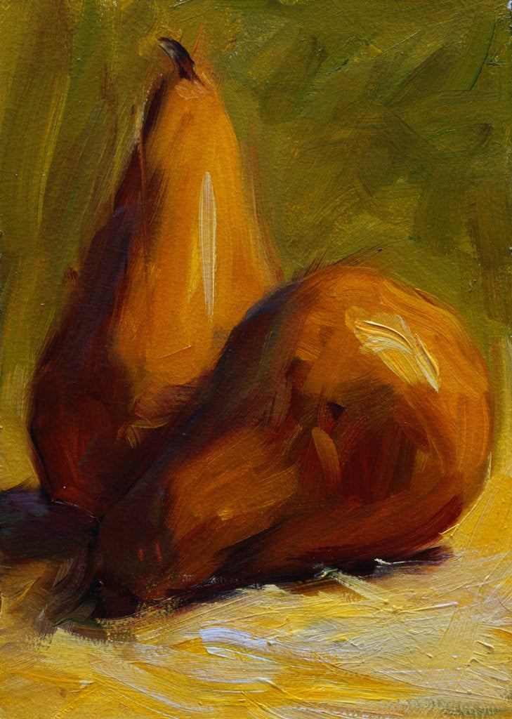 Detail of Yellow Pears by Pam Ingalls