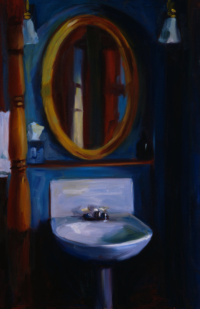 Detail of Sink in Blue by Pam Ingalls