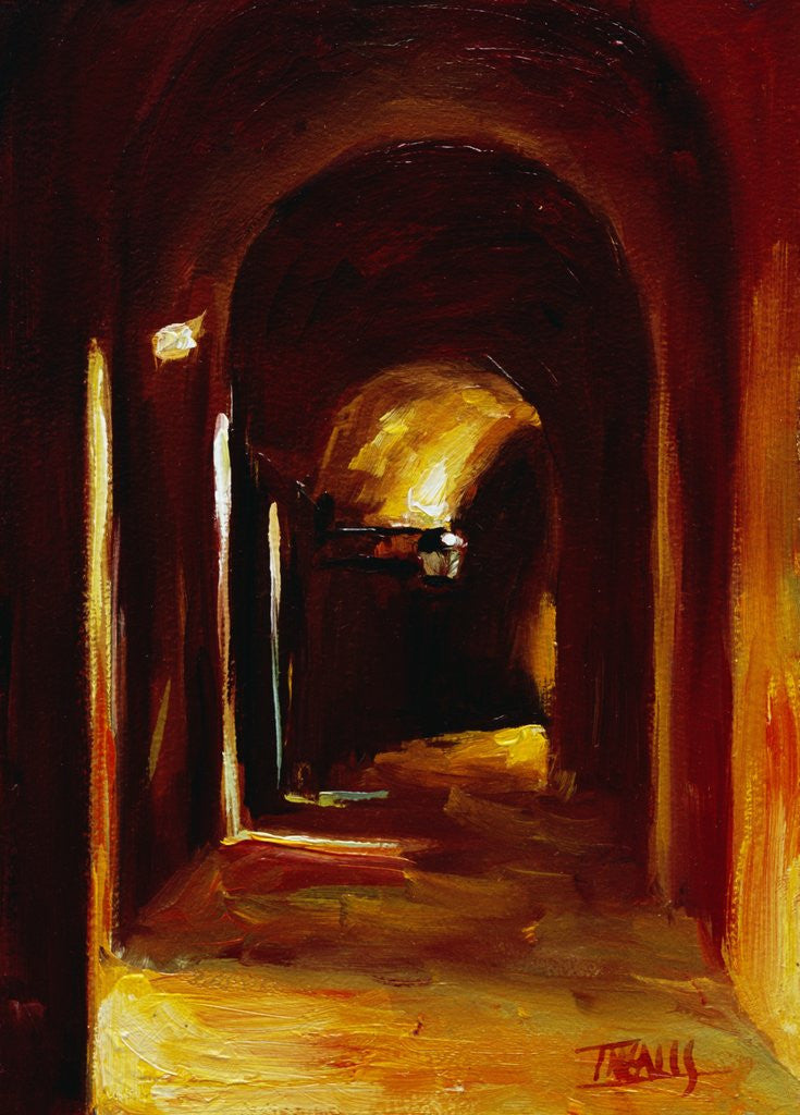 Detail of Interior Arches in Perugia by Pam Ingalls