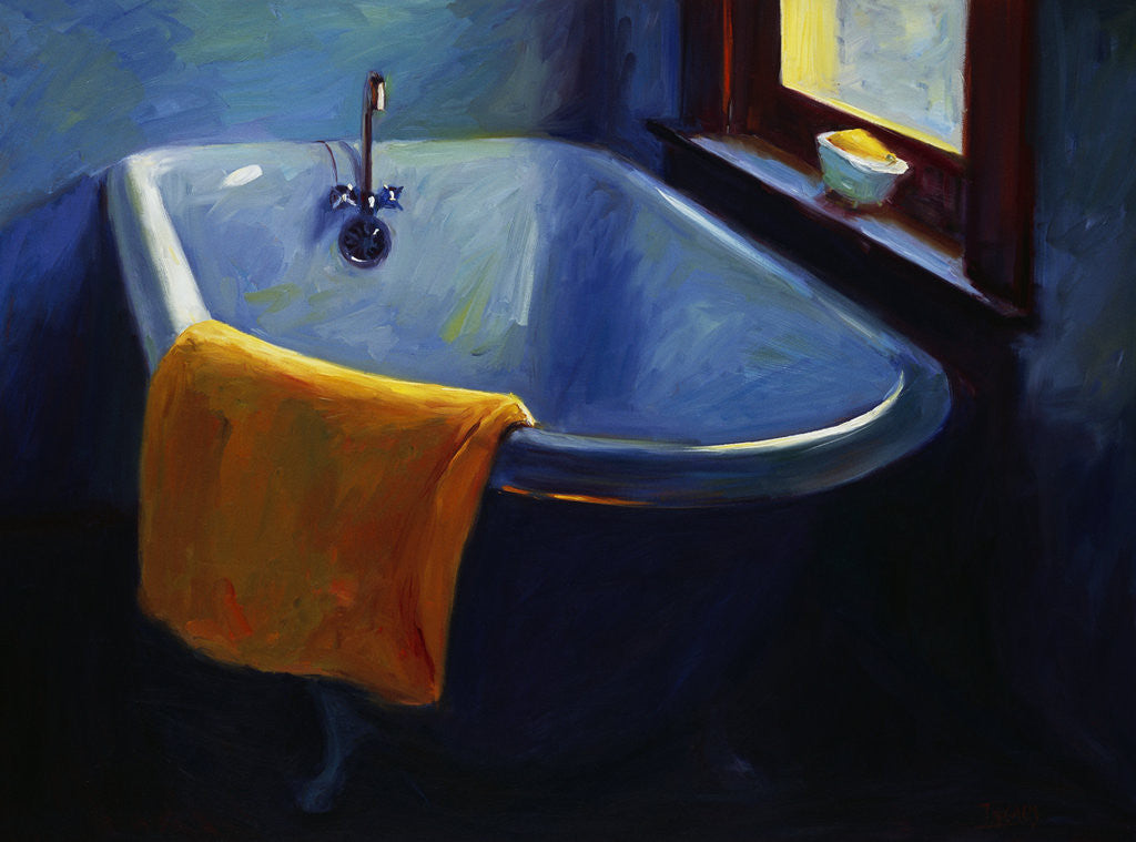 Detail of Blue Tub by Pam Ingalls