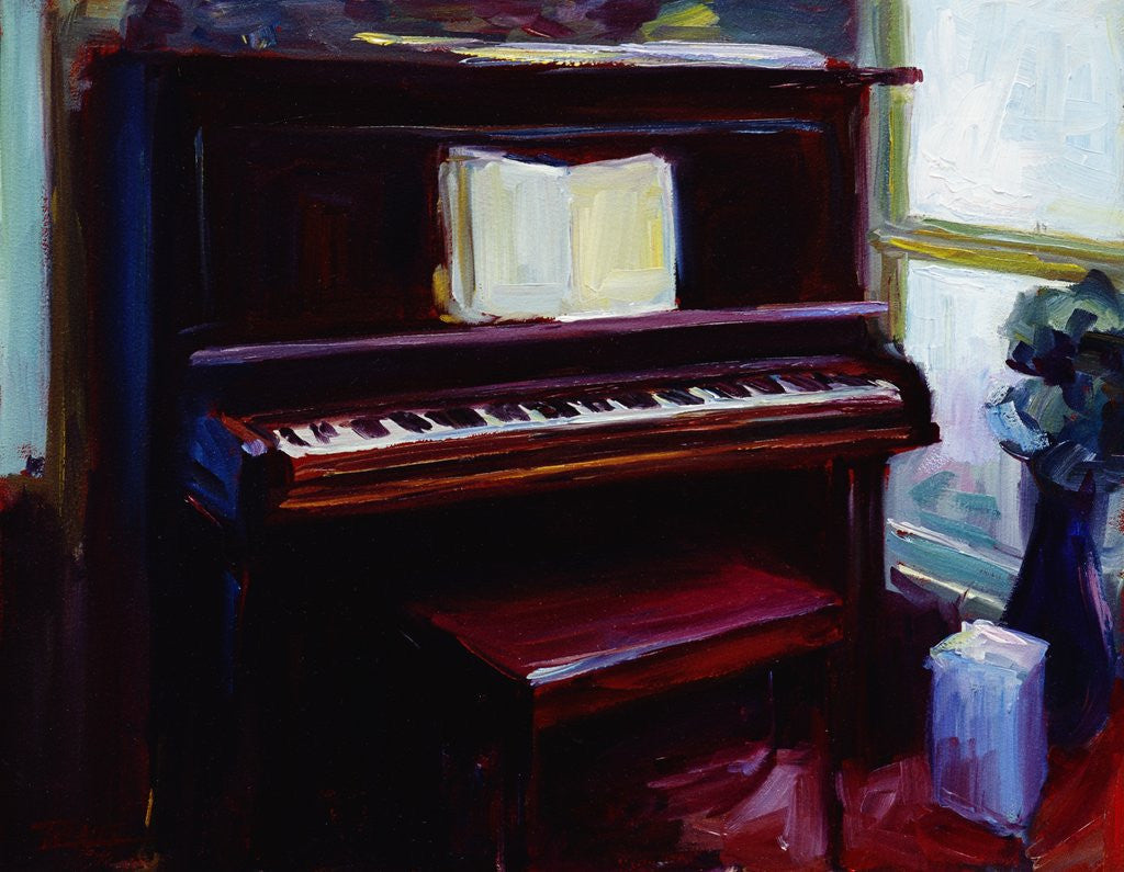 Detail of Joan's Piano by Pam Ingalls